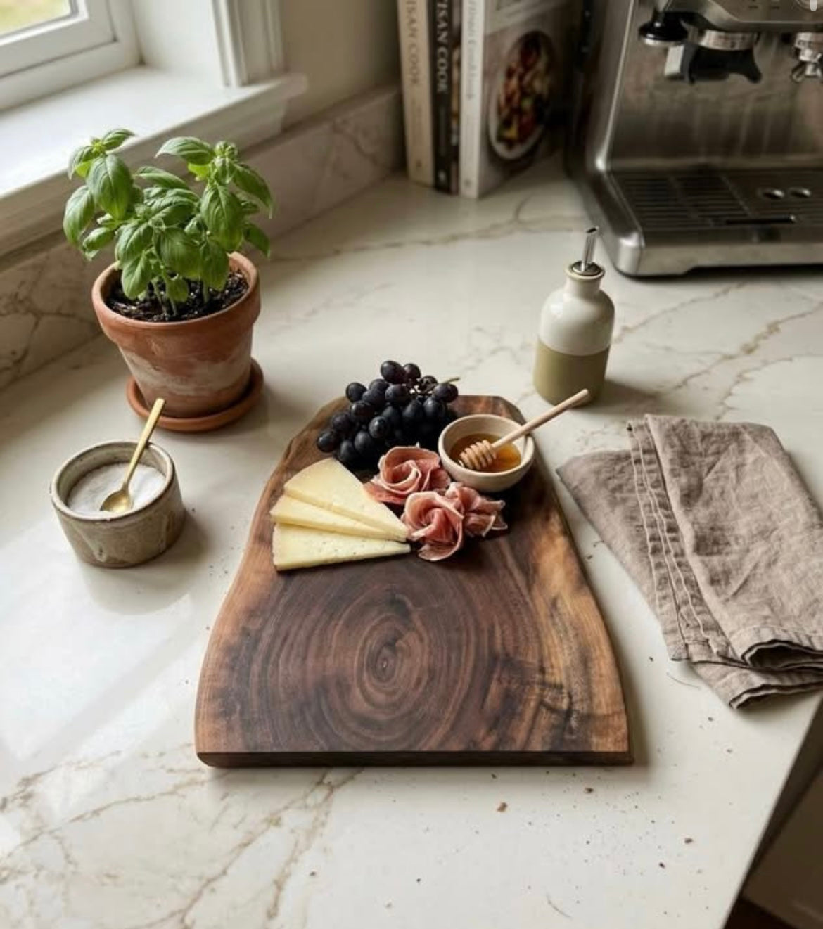 Live Edge Wood Cutting Board